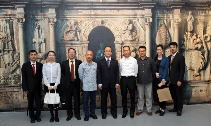 文化部代表團參觀“世遺顯耀——澳門歷史城區攝影展”