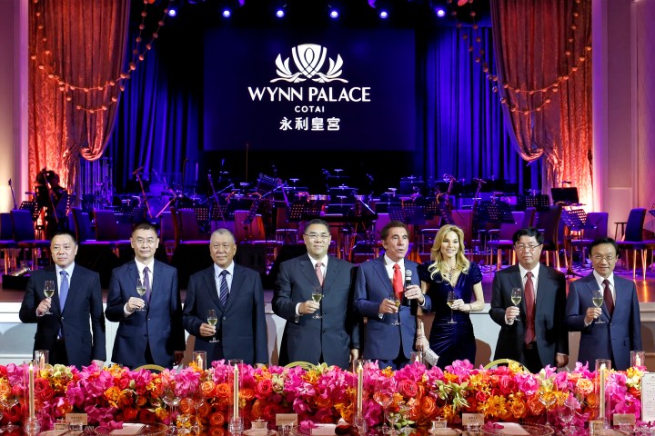 行政長官崔世安出席永利皇宮開幕晚宴