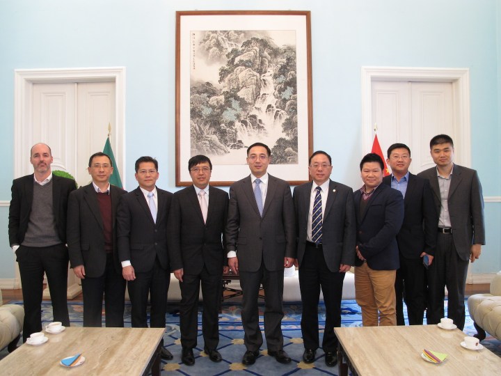 中國駐葡萄牙大使蔡潤接見代表團