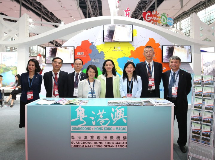 粵港澳旅遊推廣機構設聯合展台推廣三地旅遊資源及 “一程多站”路線