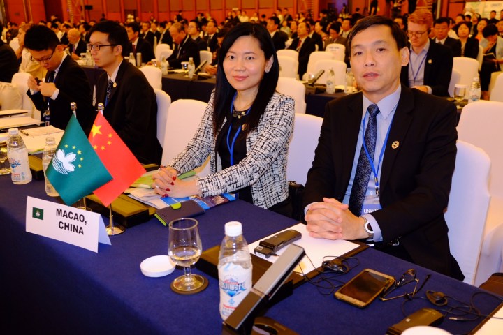 謝慶茜與許耀明出席開幕式