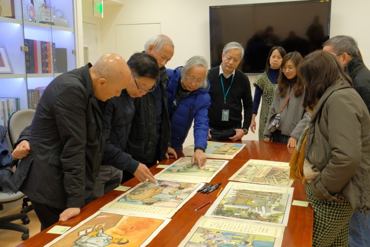 美協代表指出該批作品的作者歸屬及創作年份