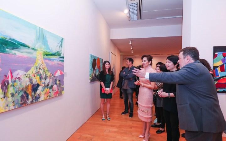 第一屆國際女藝術家澳門雙年展開幕儀式