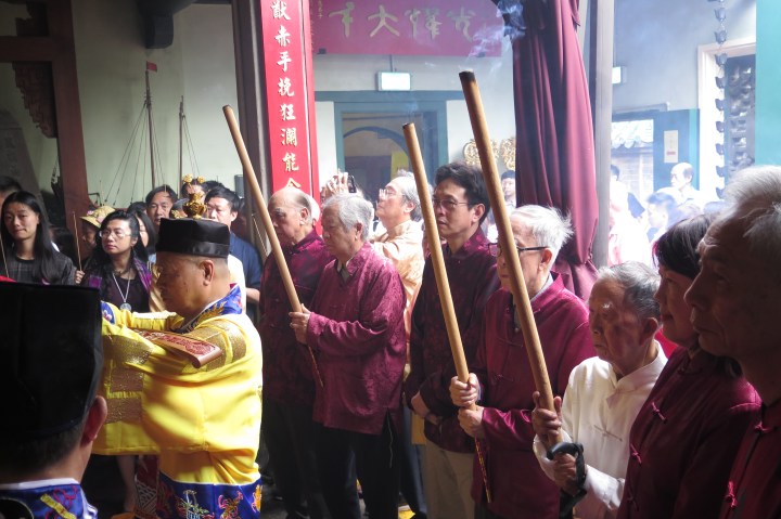媽閣廟值理會賀誕上香恭拜儀式