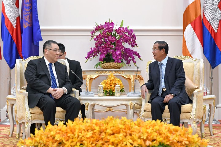 行政長官崔世安與柬埔寨首相洪森（Hun Sen）會面