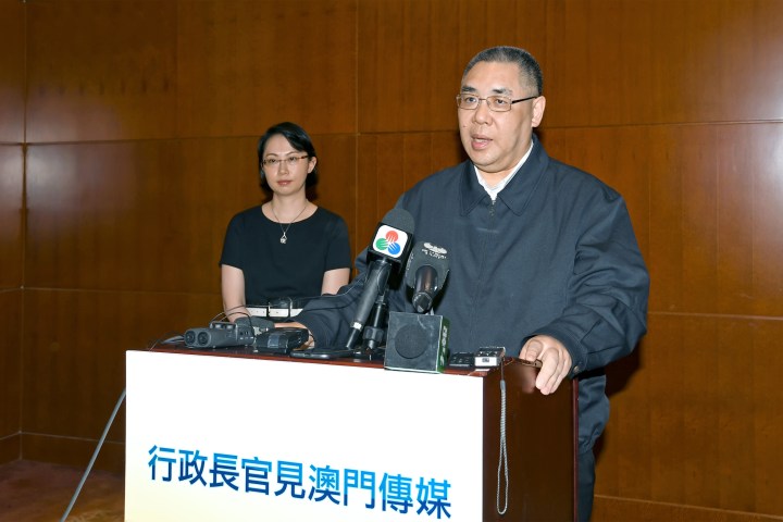 行政長官崔世安向傳媒總結大灣區城市訪問行程