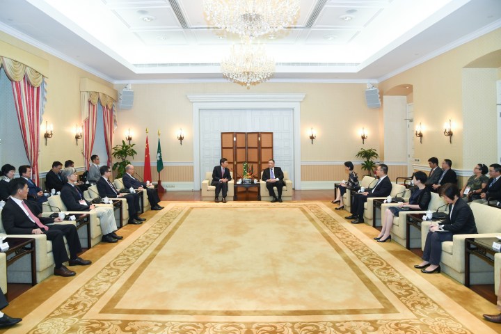 行政長官崔世安會見世界中文報業協會粵港澳大灣區考察團一行