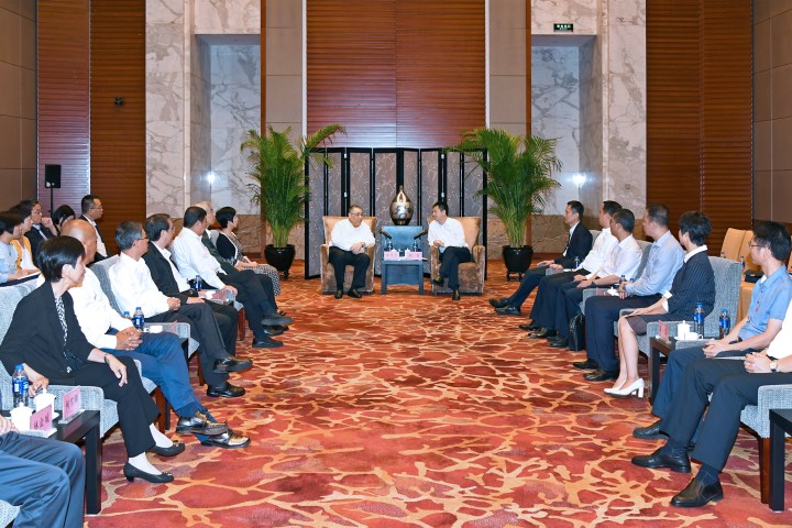 行政長官與惠州市長劉吉會面