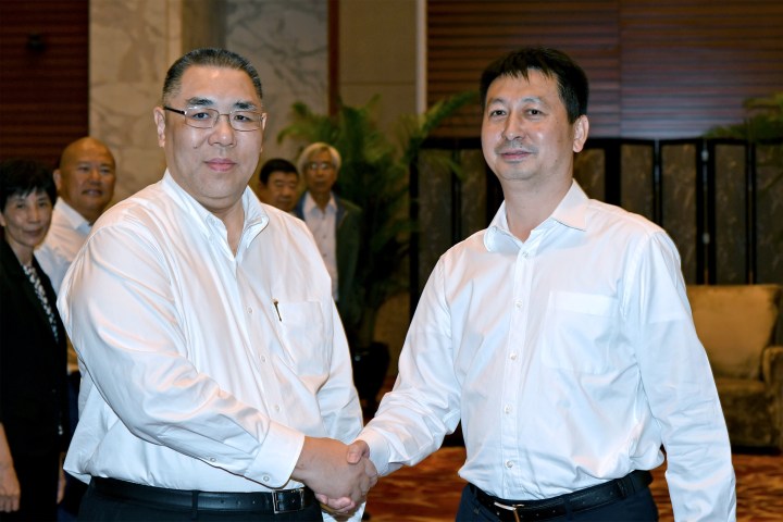 行政長官與惠州市長劉吉會面2