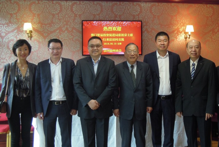 貿促局於法國期間拜訪了當地的華人商會