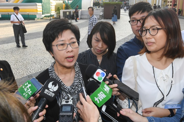 行政法務司司長陳海帆接受傳媒訪問