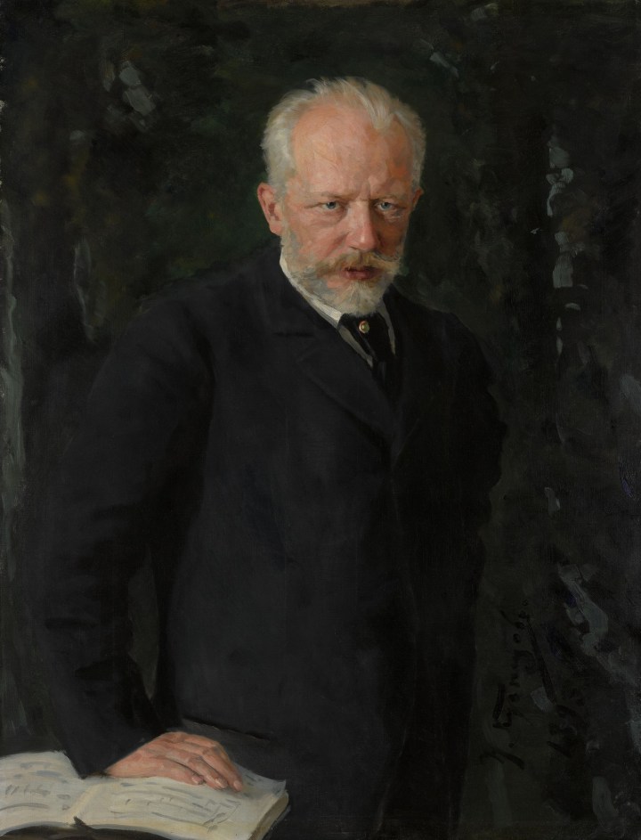 作曲家彼得‧伊里伊奇‧柴可夫斯基肖像／尼古拉‧德米特里耶維奇‧庫茲涅佐夫 ／布本油畫 ／96 × 74 cm ／1893