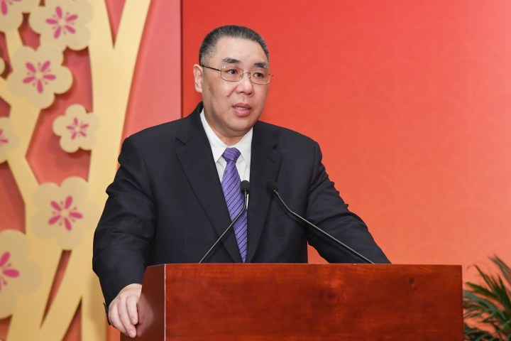 行政長官崔世安在中央人民政府駐澳門特別行政區聯絡辨公室2019年新春酒會上致辭