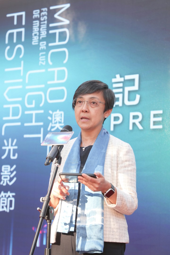 文綺華表示澳門光影節發展至今受廣大市民和旅客喜愛