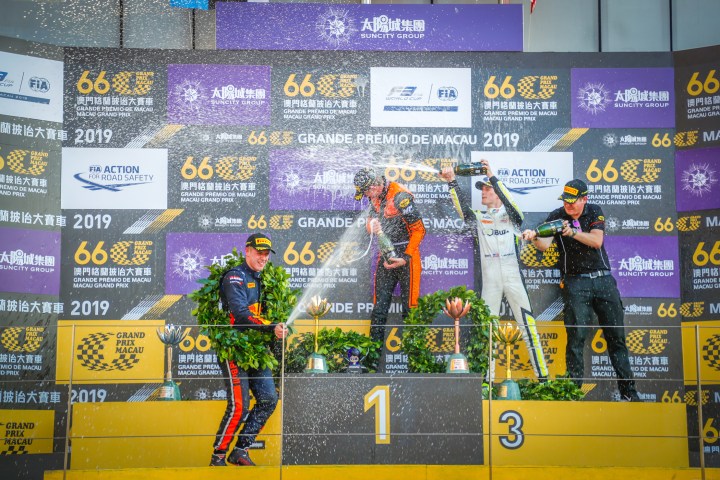 第66屆格蘭披治大賽車三級方程式賽事頒獎儀式
