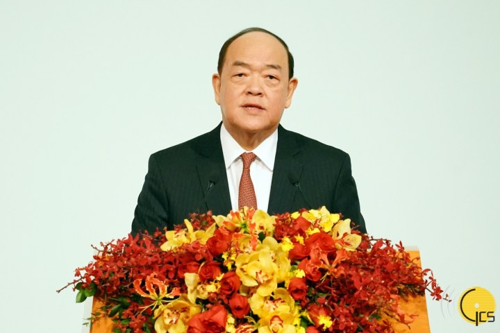 行政長官賀一誠在慶祝澳門回歸祖國二十周年大會暨澳門特別行政區第五屆政府就職典禮上致辭