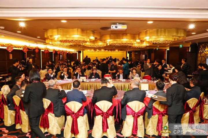 傳媒春茗晚會　場面氣氛熱鬧