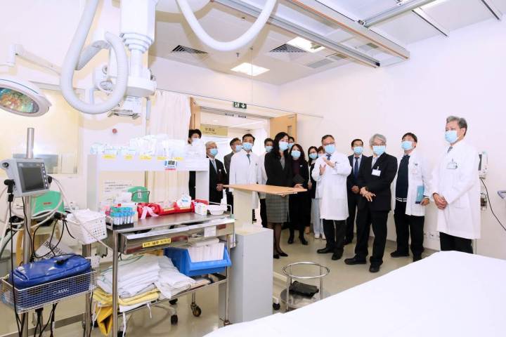 歐陽瑜司長聽取衛生局領導人員報告近期急診的求診情況