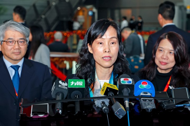 社會文化司司長歐陽瑜接受訪問