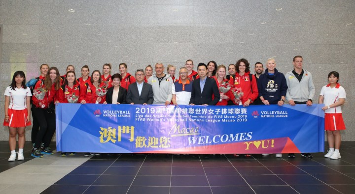 3. 比利時隊抵達澳門