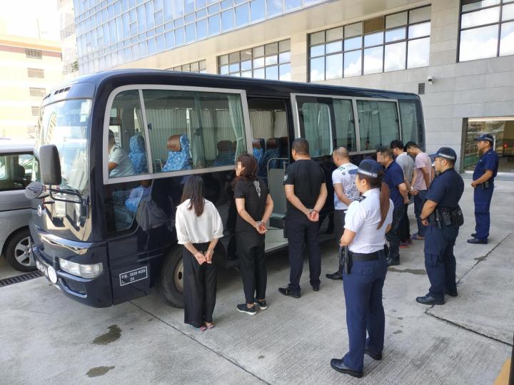 兩宗案件共拘8人