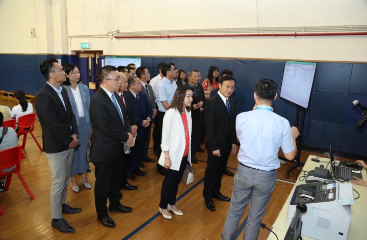 巡視培正避險中心