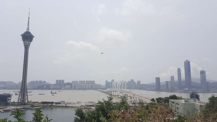 從主教山看旅遊塔