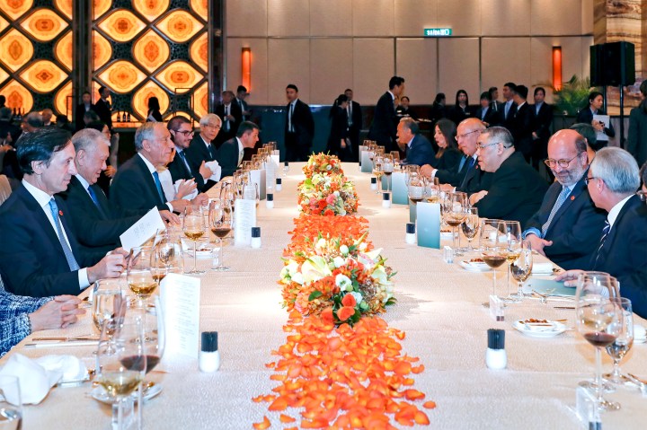 特區政府為到訪的葡萄牙共和國總統馬塞洛‧雷貝洛‧德索薩舉行歡迎晚宴