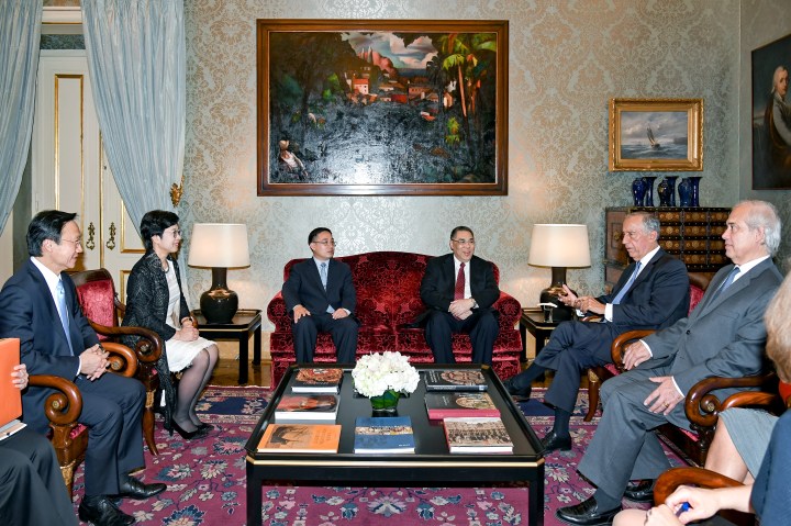 行政長官崔世安在里斯本拜會葡萄牙共和國總統馬塞洛·雷貝洛·德索薩（Marcelo Rebelo de Sousa）