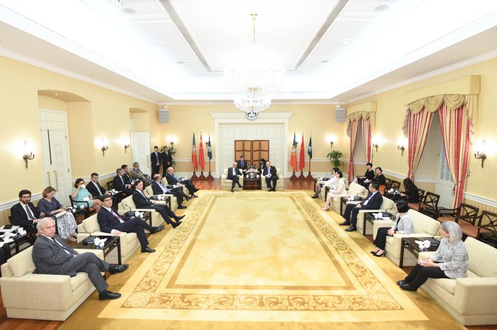 行政長官崔世安與葡萄牙共和國總統馬塞洛‧雷貝洛‧德索薩會面 (1)