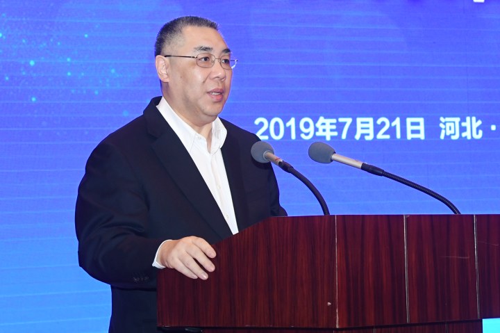 “新時代同心行”河北省學習參訪團團長、行政長官崔世安在河北省省情介紹講座上致辭