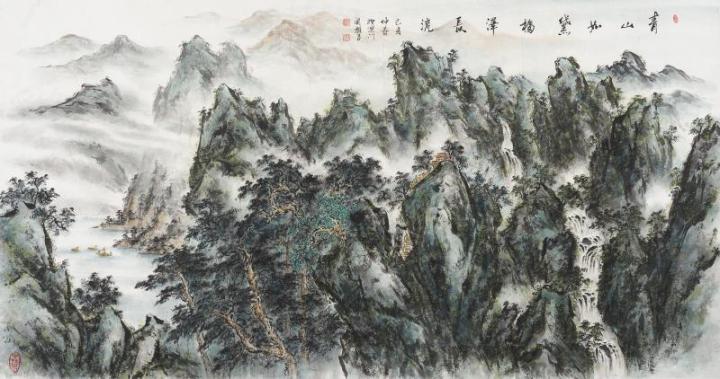 青山如黛，福澤長流