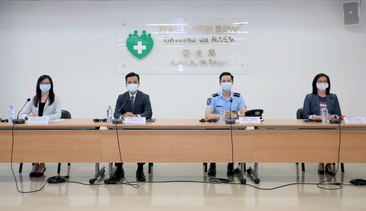 新型冠狀病毒感染應變協調中心7月27日舉行新聞發佈會