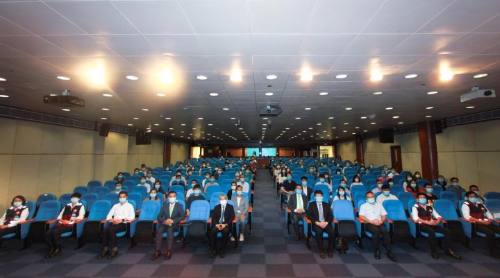 澳門援非抗疫人員與青年分享會大合照