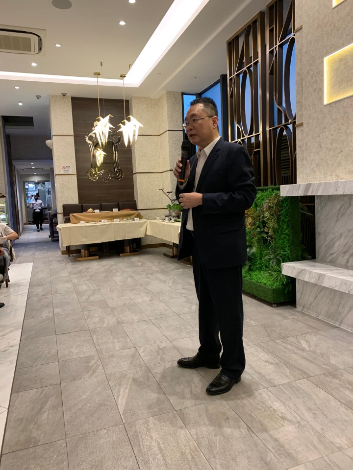 陳致平感謝在座者支持